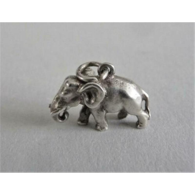 Oude bedel zilver Afrikaanse Olifant