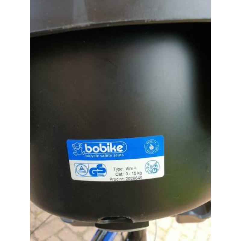 Bobike fietsstoeltje met windscherm incl bevestigings set