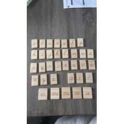 Janbibejan letters schrijfletters hout woorden