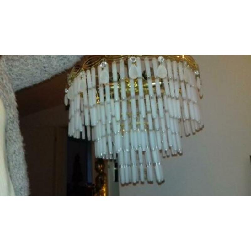 mooie glazen hanglamp 3 laags ***ophalen valkenswaard***