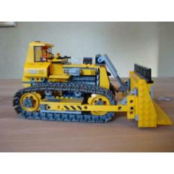 Lego city 7685 bouw mega bulldozer shovel graafmachine