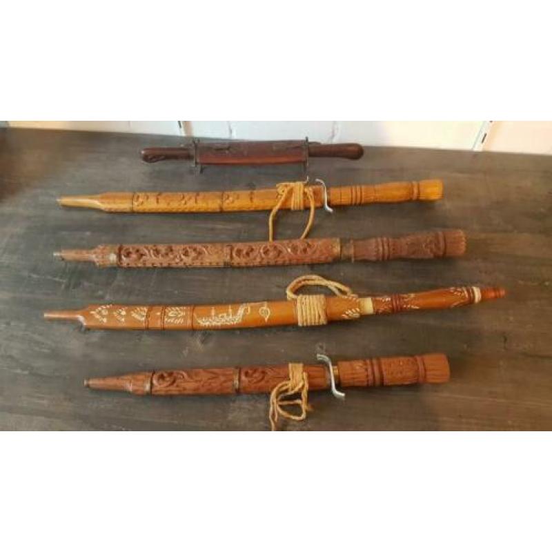 Zwaarden uit Indonesië (5 stuks)