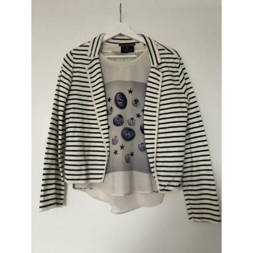 Maison scotch vest/colbert + blouse