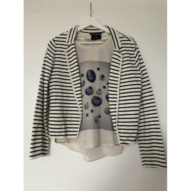 Maison scotch vest/colbert + blouse
