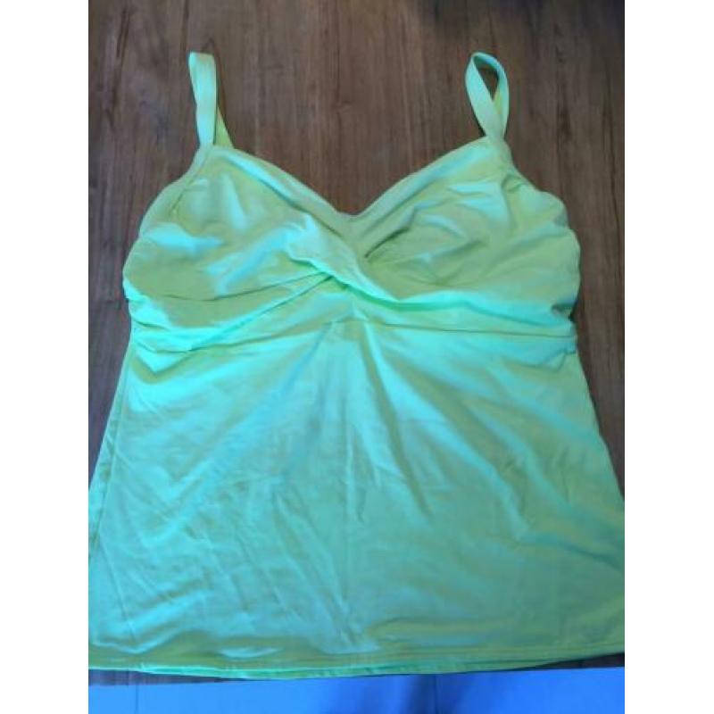 Nette S. Oliver beugel Tankini top maat 48 lime