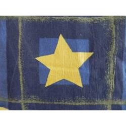 tafellaken blauw met sterren rond 150cm
