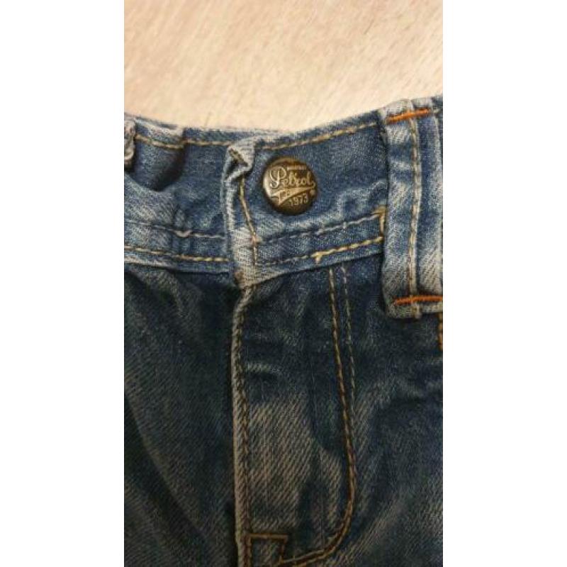 Stoere broek Petrol mt 104