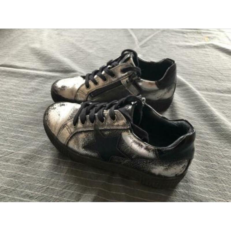 Giga schoenen zilver meisje maat 33