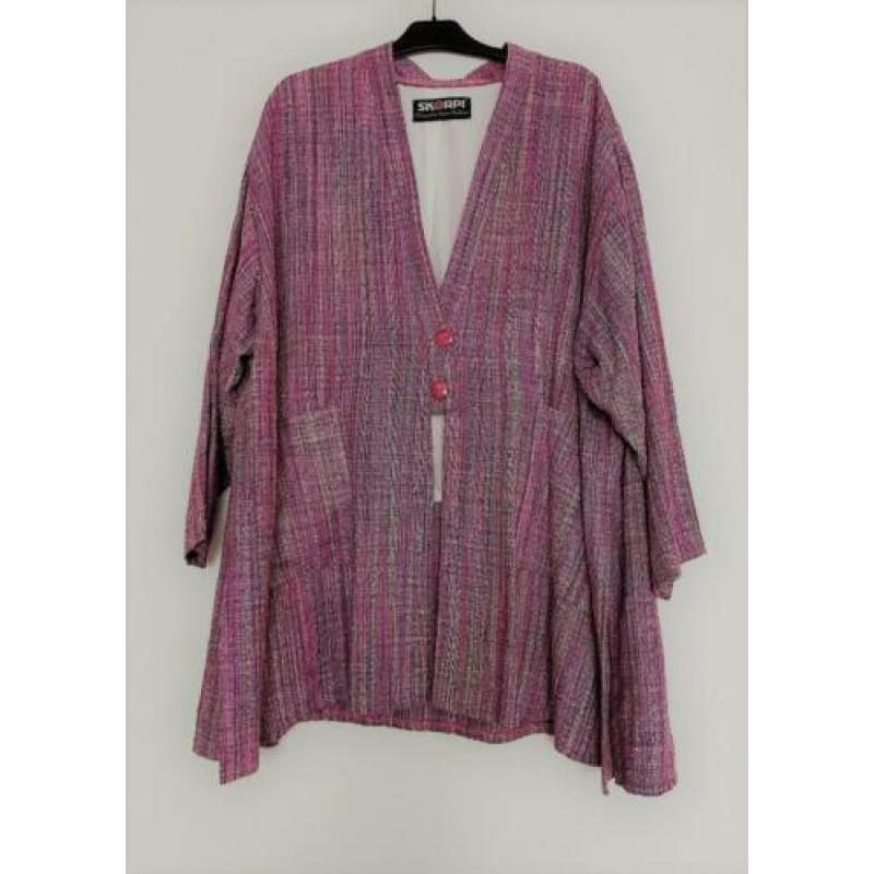 Exclusief vintage jasje SKORPI 100% zijde - Maat 48 - 50