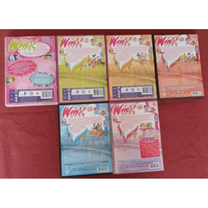 Dvd - Winx Club (Meerdere delen: 14, 13, 10, 9, 8, 7)