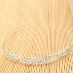 Prachtige kristal Diadeem Kroon Bloem * Strass haarband