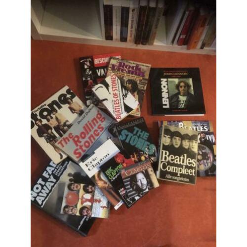 Veel boeken Stones Beatles Clapton
