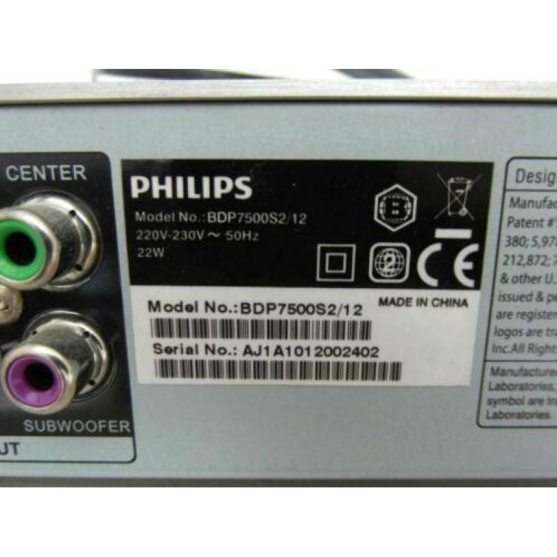 Blu-Ray speler - Philips - BDP7500S2/12
