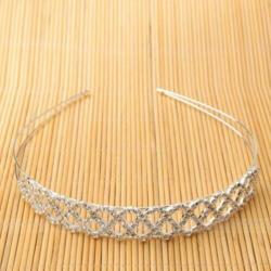 Prachtige kristal Diadeem Kroon Bloem * Strass haarband