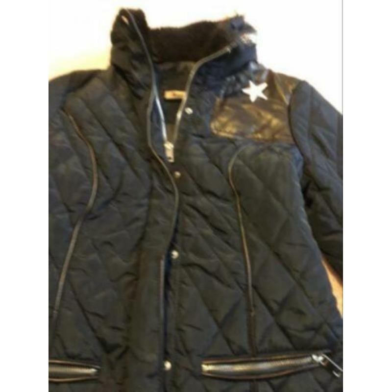 Maat 158 / s - classic tricot - blauwe jas