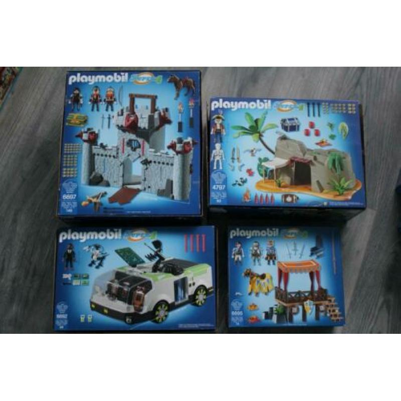 Grote Playmobil Super 4 collectie ZGAN