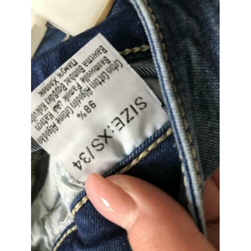 Spijkerbroek maat 34/XS