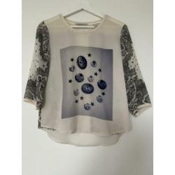 Maison scotch vest/colbert + blouse