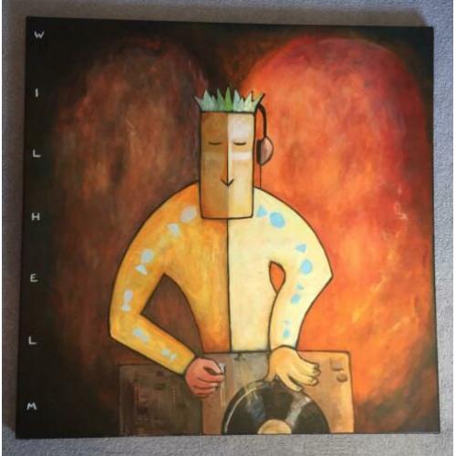 Uniek schilderij DJ van Franz Wilhelm