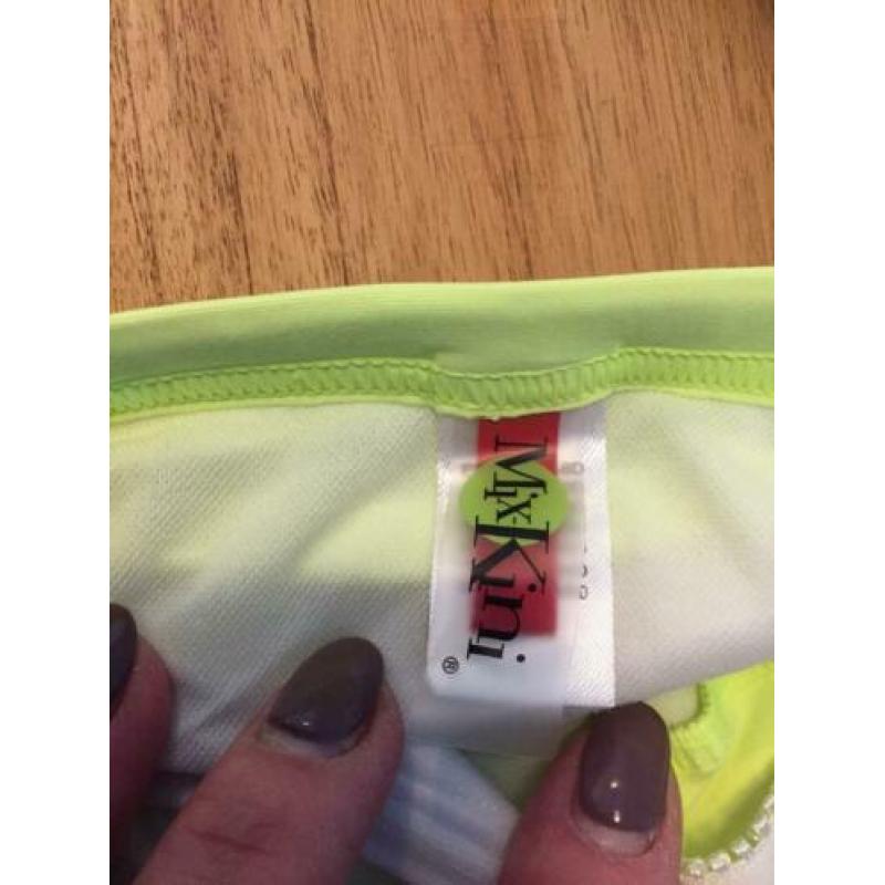 Nette S. Oliver beugel Tankini top maat 48 lime