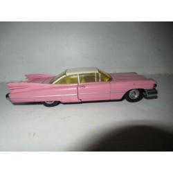Dinky Matchbox Cadillac Coupe Deville DY7 1959 Roze Slee