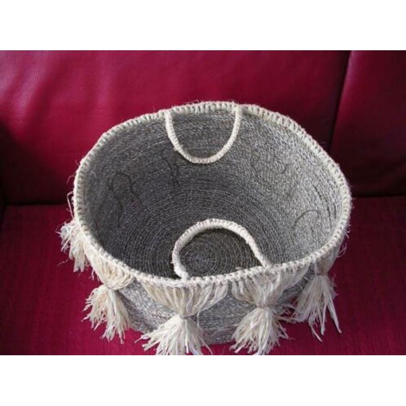 Ibiza Rotan mand Bigshopper Tas Hippie Bohemian Gypsy Style
