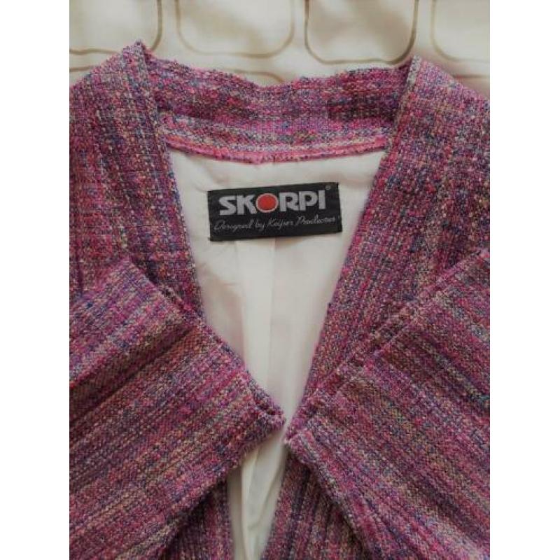 Exclusief vintage jasje SKORPI 100% zijde - Maat 48 - 50