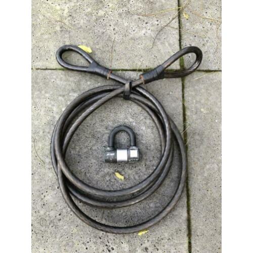Doublelock kabelslot 5 meter lang