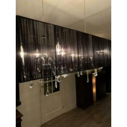 2 hanglampen en een staande lamp complete set