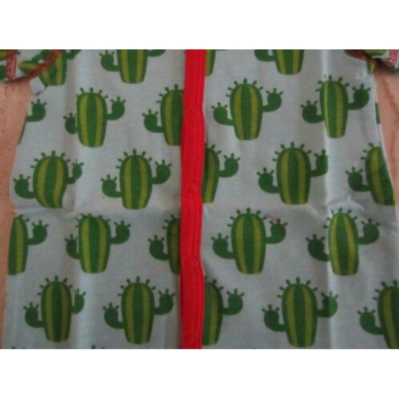 Super Cute Playsuit / Romper Maxomorra cactusprint,mt 50/56