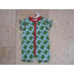 Super Cute Playsuit / Romper Maxomorra cactusprint,mt 50/56
