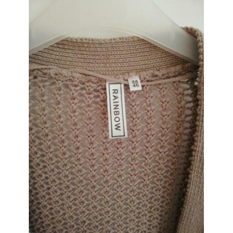 Rainbow gebreide vest