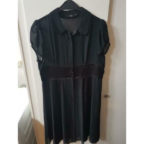 Mooi zwarte jurk van Didi mt XL