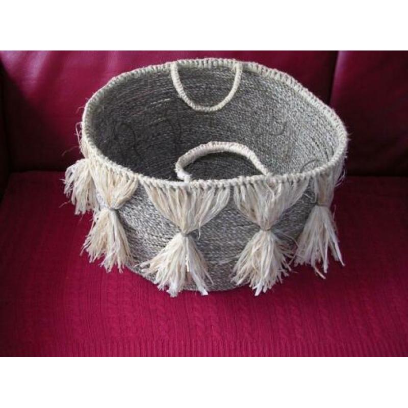 Ibiza Rotan mand Bigshopper Tas Hippie Bohemian Gypsy Style