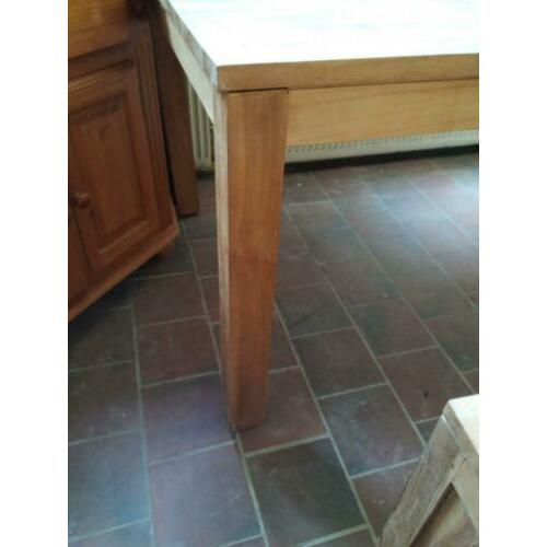 Massief Teakhouten eettafel