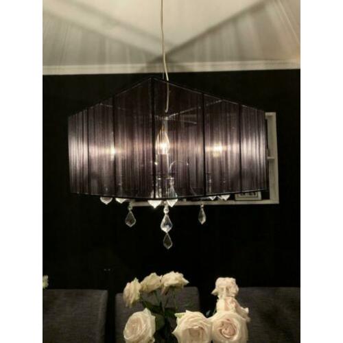 2 hanglampen en een staande lamp complete set