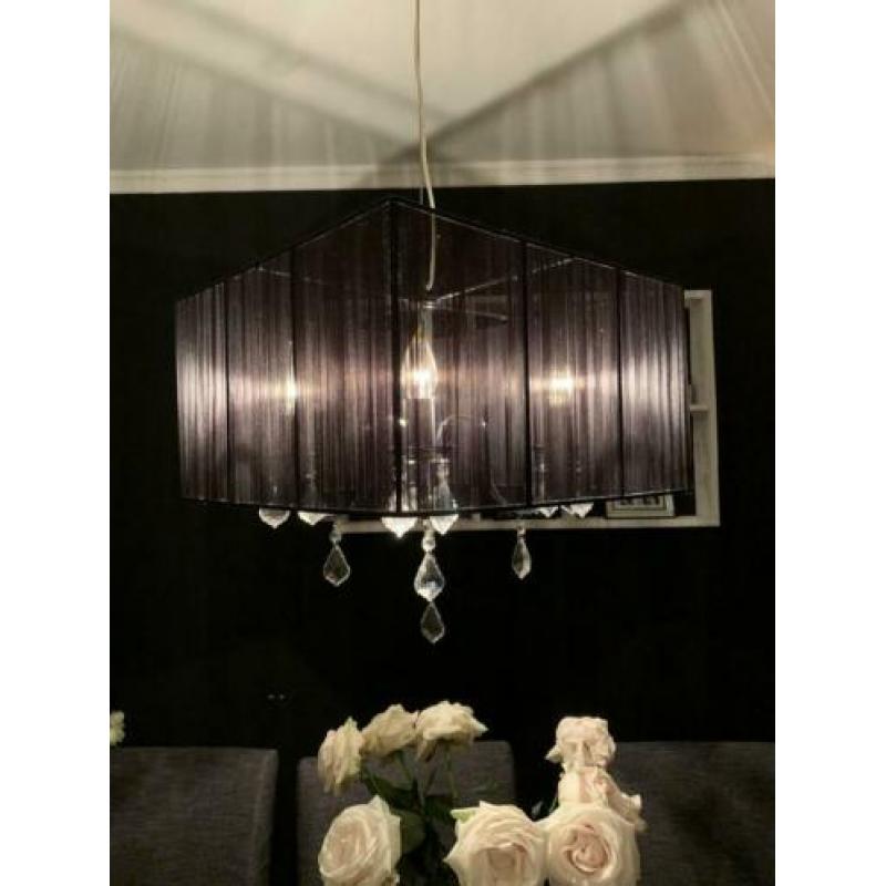 2 hanglampen en een staande lamp complete set