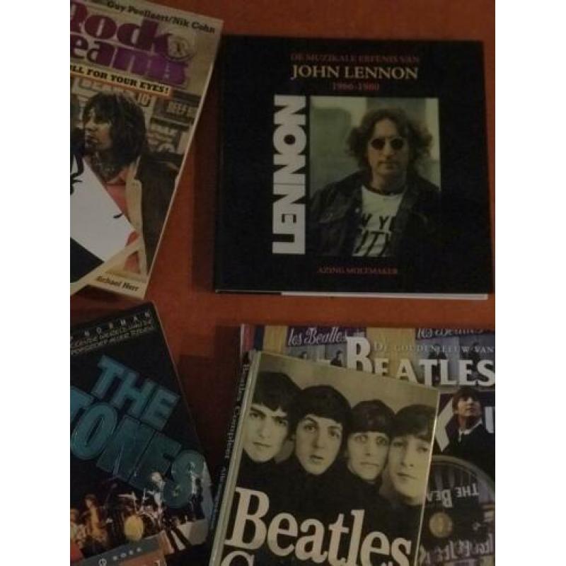 Veel boeken Stones Beatles Clapton