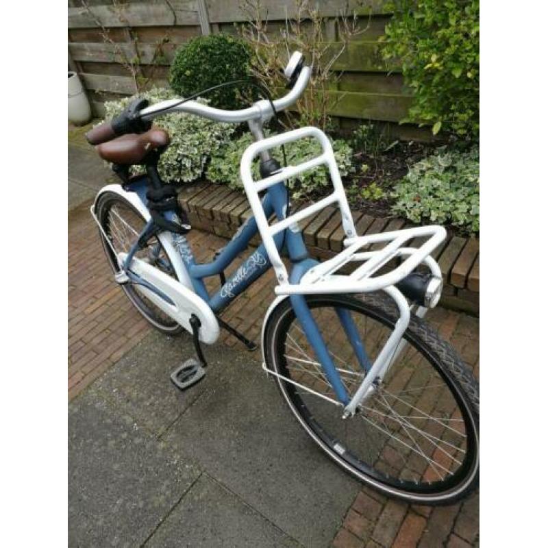 Meisjes fiets 24 inch Gazelle Miss Grace denim blue