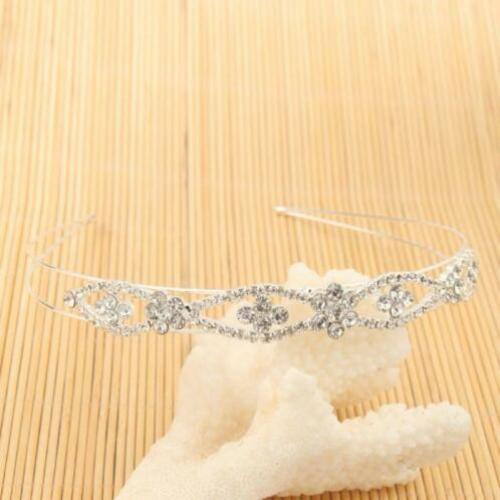 Prachtige kristal Diadeem Kroon Bloem * Strass haarband