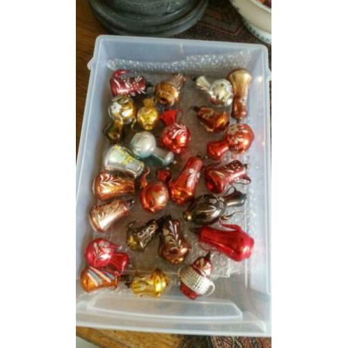 antieke kerstbal 73 koffie potjes