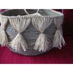 Ibiza Rotan mand Bigshopper Tas Hippie Bohemian Gypsy Style