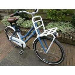 Meisjes fiets 24 inch Gazelle Miss Grace denim blue