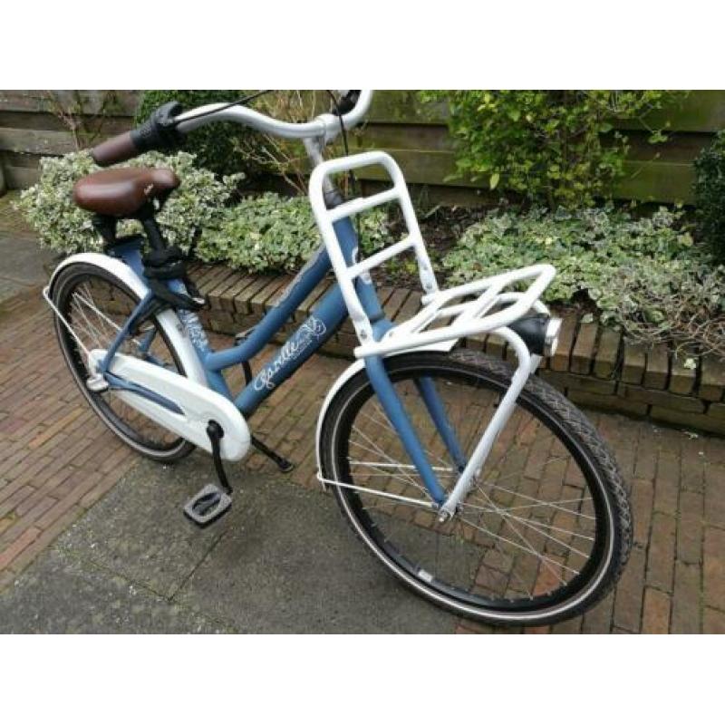 Meisjes fiets 24 inch Gazelle Miss Grace denim blue