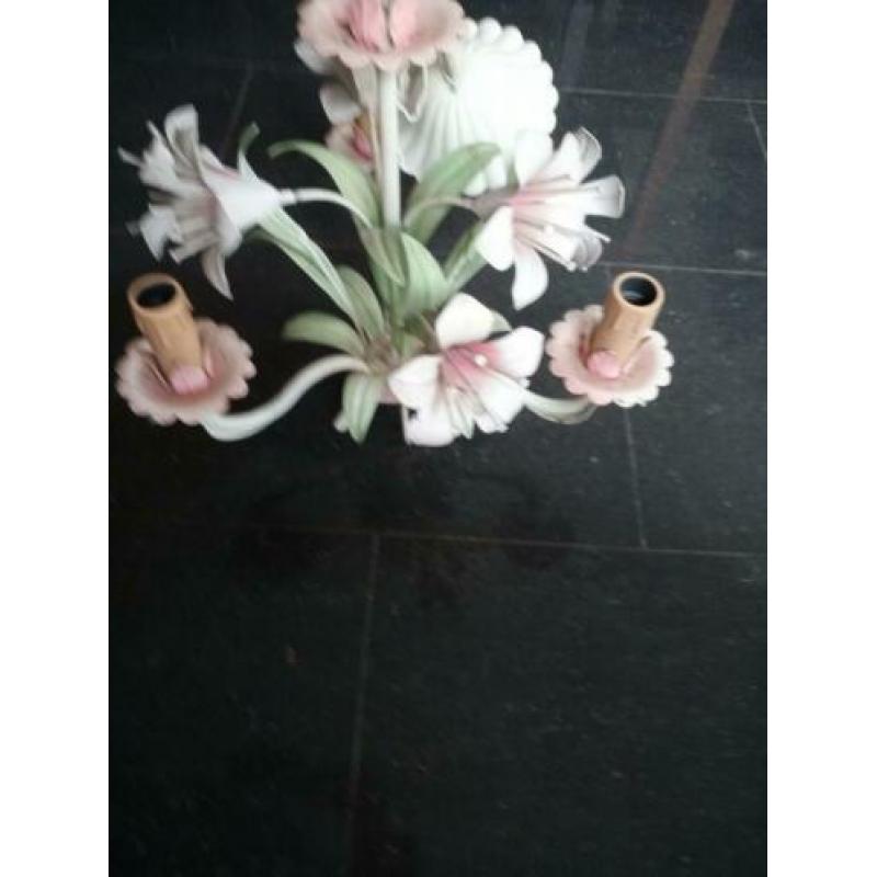 Vintage hanglamp lamp bloemen