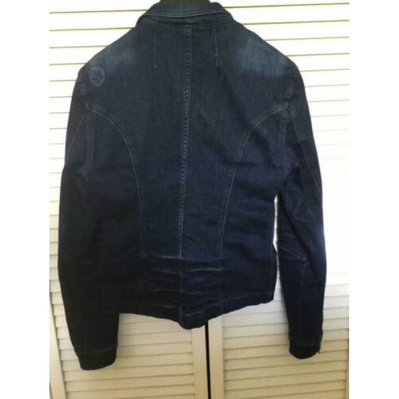 Jasje XL van donkerblauw stretch spijkerstof
