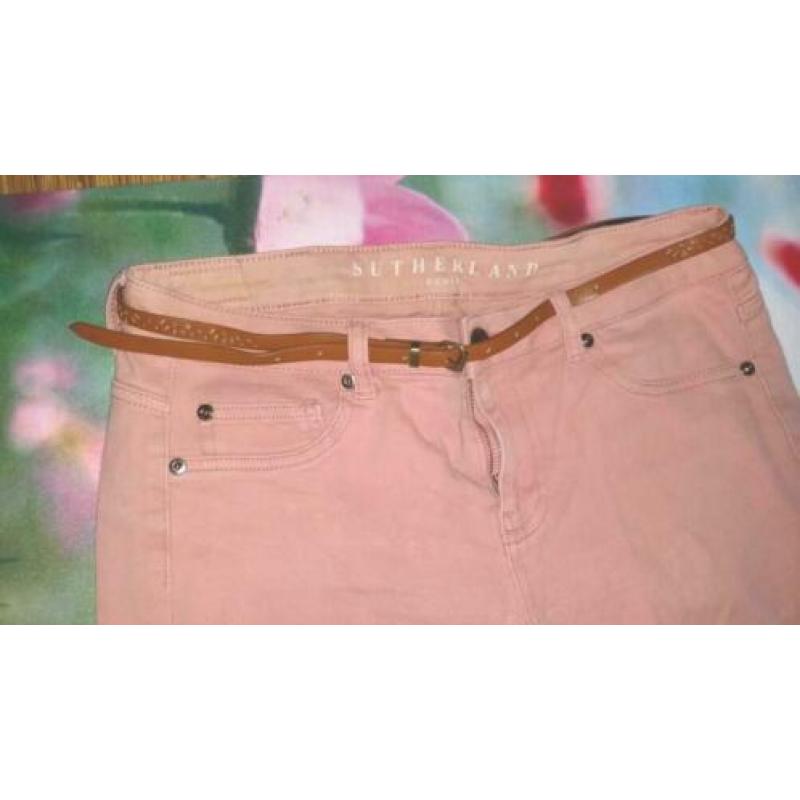 2. Sutherland roze jeans maat m