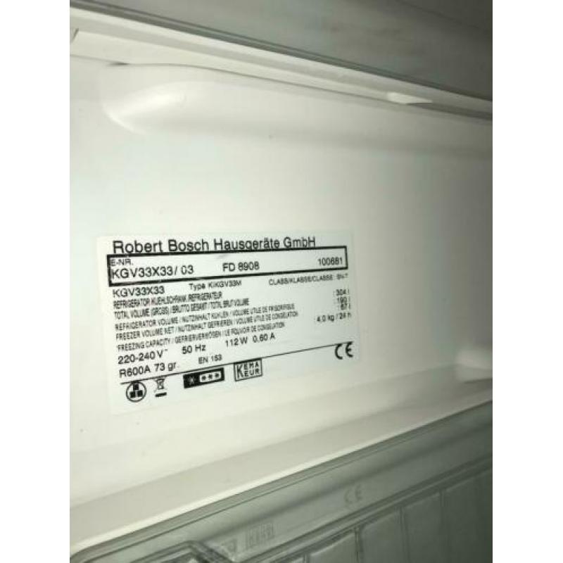 Bosch KGV33X33 Koel-vriesautomaat - ZGAN