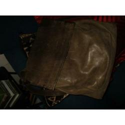Ruime leren tas Shabby Amsterdam cross body