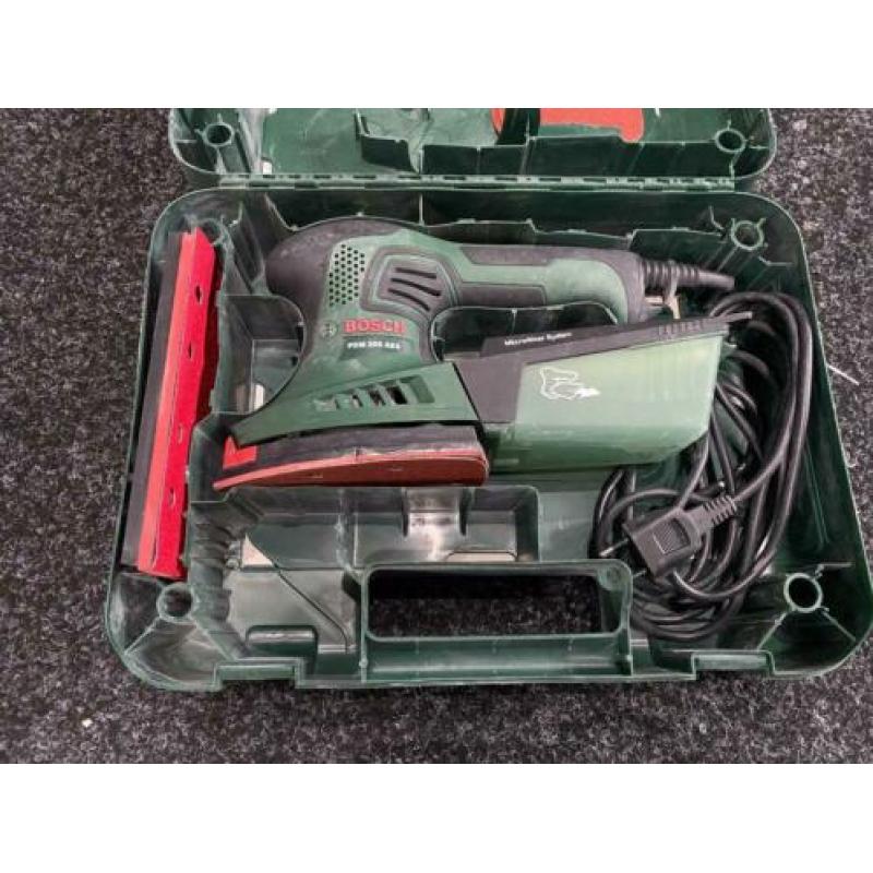 Bosch PSM 200 AES schuurmachine compleet.